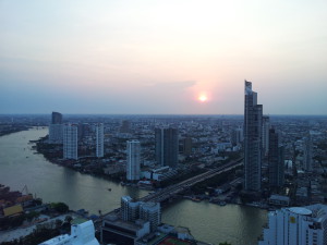 Utsikt från balkong, Lebua State Tower Hotel